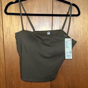 Uniqlo Khaki Women's Camisole Top